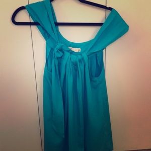 Blue Anthropologie blouse